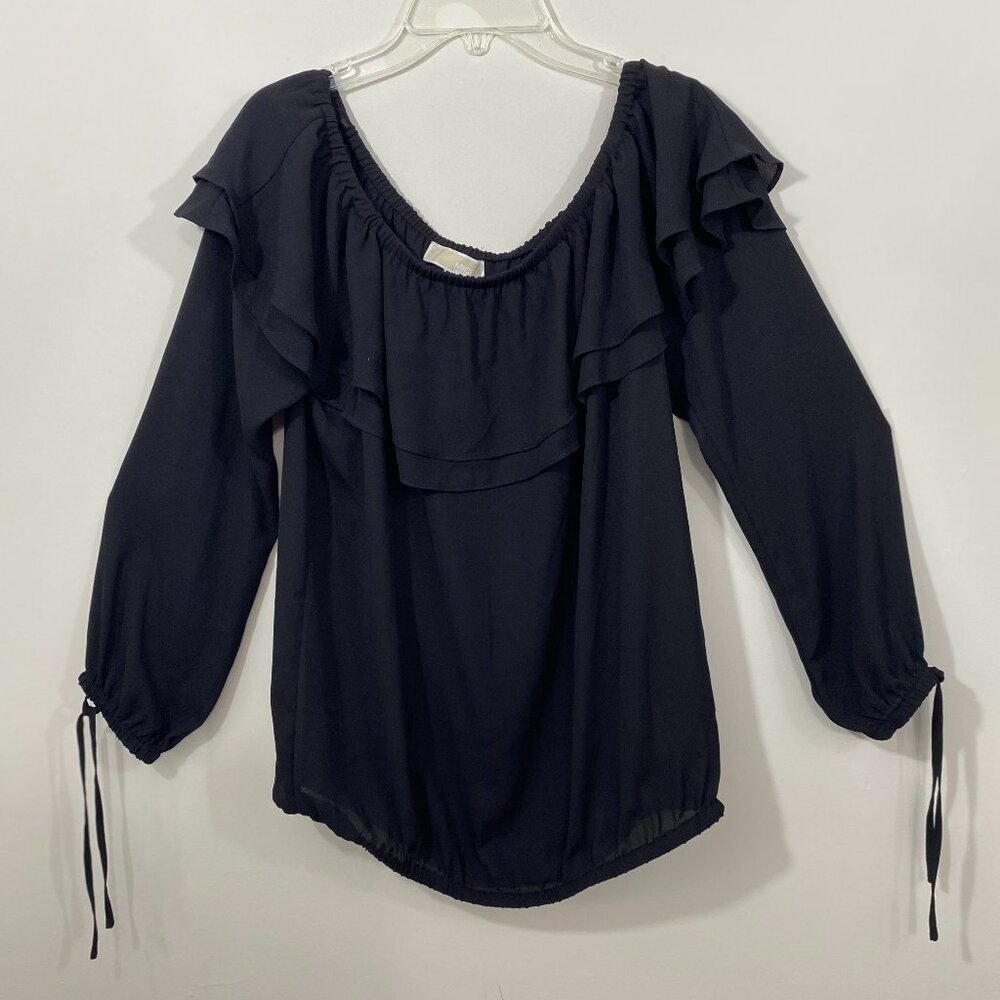 Michael Kors Black Blouse Size M